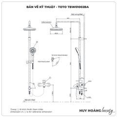 Sen cây TOTO TBW01002BA