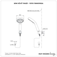 Bát sen cầm tay TOTO TBW07012A