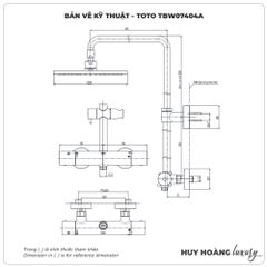 Sen cây nhiệt độ TOTO TBW07404A