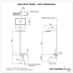 Sen cây nhiệt độ TOTO TBW08407A