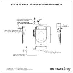 Nắp bồn cầu thông minh TOTO WASHLET TCF33320GAA (S2)