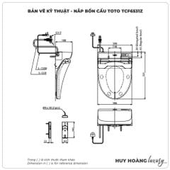 Nắp bồn cầu thông minh TOTO WASHLET TCF6531Z (W6)