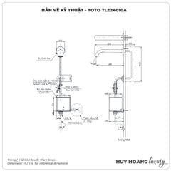Vòi lavabo cảm ứng TOTO TLE24010V