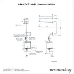 Vòi lavabo cảm ứng TOTO TLE25010V
