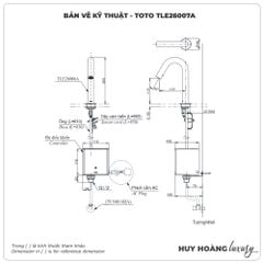 Vòi lavabo cảm ứng TOTO TLE26007V