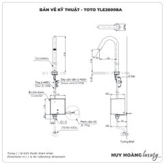Vòi lavabo cảm ứng TOTO TLE26008V