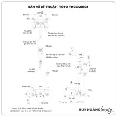 Sen tắm nhiệt độ TOTO TMGG40ECR