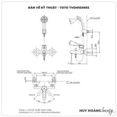 Sen tắm nóng lạnh TOTO TVSM103NSS
