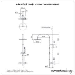 Sen cây nhiệt độ TOTO TX454SESV2BRS