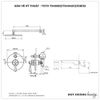 Sen tắm âm tường TOTO TX488SZ/TX404SGZ/DB125 (2 đường nước)