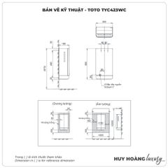 Máy sấy tay tự động TOTO TYC423WC