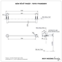 Thanh vắt khăn TOTO TS113A2V2