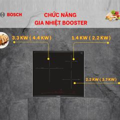 Bếp từ Bosch 3 vùng nấu âm PID675DC1E