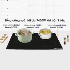 Bếp từ Bosch 3 vùng nấu âm PIJ631BB5E
