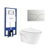 Bồn cầu treo tường TOTO CW822RA/WH172A/TC600VS/MB175M