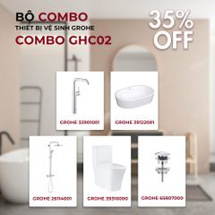 Combo thiết bị vệ sinh GROHE cao cấp GHC02