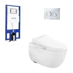 Bồn cầu treo tường TOTO CW812REA/WH172AT/TCF23460AAA/MB174P nắp điện tử