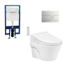 Bồn cầu treo tường TOTO CW822RA/WH172A/TCF24410AAA/MB175M nắp điện tử