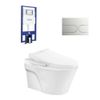 Bồn cầu treo tường TOTO CW822REA/WH172AT/TCF23460AAA/MB175M nắp điện tử
