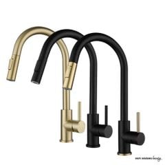 Vòi rửa bát cảm ứng nóng lạnh rút dây DAELIM DL6056B