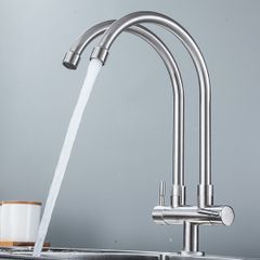 Vòi rửa bát lạnh 2 vòi DAELIM DL1022K