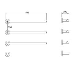 Giàn sấy khăn tắm DAELIM BTW564
