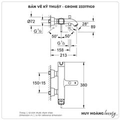 Sen tắm nóng lạnh GROHE 23317IG0