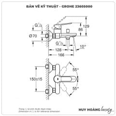 Sen tắm nóng lạnh GROHE 23605000