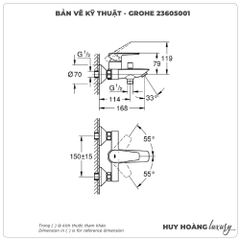 Sen tắm nóng lạnh GROHE 23605001