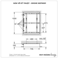 Bộ âm cho bát sen GROHE 26376001