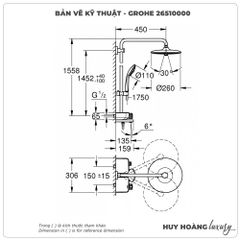 Sen cây nhiệt độ GROHE 26510000