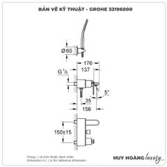Sen tắm nóng lạnh GROHE 32196000
