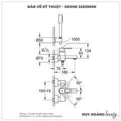 Sen tắm nóng lạnh GROHE 32639000