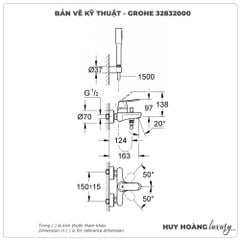 Sen tắm nóng lạnh GROHE 32832000
