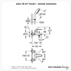 Sen tắm nóng lạnh GROHE 3330220A