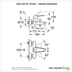 Sen tắm nóng lạnh GROHE 33390002