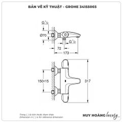 Sen tắm nhiệt độ GROHE 34155003
