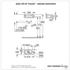 Lavabo treo tường GROHE 3932700H
