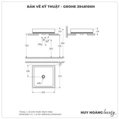 Lavabo đặt bàn GROHE 3948100H