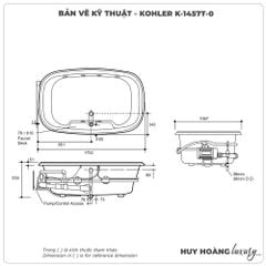 Bồn tắm massage KOHLER K-1457T-0