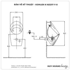 Bồn tiểu nam cảm ứng KOHLER K-16321T-Y-0