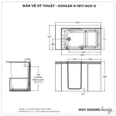 Bồn tắm KOHLER K-191T-RCP-0