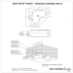 Bồn tắm massage KOHLER K-20059K-NW-0