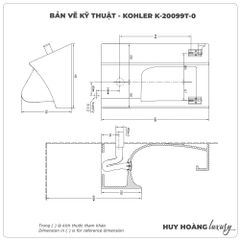 Bồn tiểu nam cảm ứng KOHLER K-20099T-0