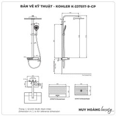 Sen cây nhiệt độ KOHLER K-23751T-9-CP