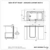 Bồn tắm KOHLER K-23768T-RCP-0