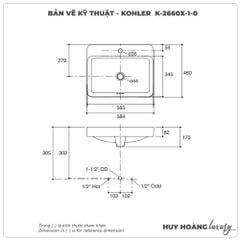 Lavabo đặt bàn FOREFRONT KOHLER K-2660X-1-0
