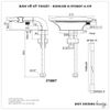 Vòi sen xả bồn tắm KOHLER Airfoil K-37266T-4-CP