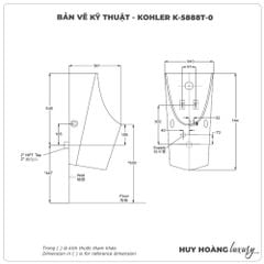 Bồn tiểu nam cảm ứng KOHLER K-5888T-0