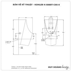 Bồn tiểu nam cảm ứng KOHLER K-5888T-C05-0